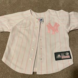 SUPER RARE real authentic MLB Jeter Toddler Jersey Pink